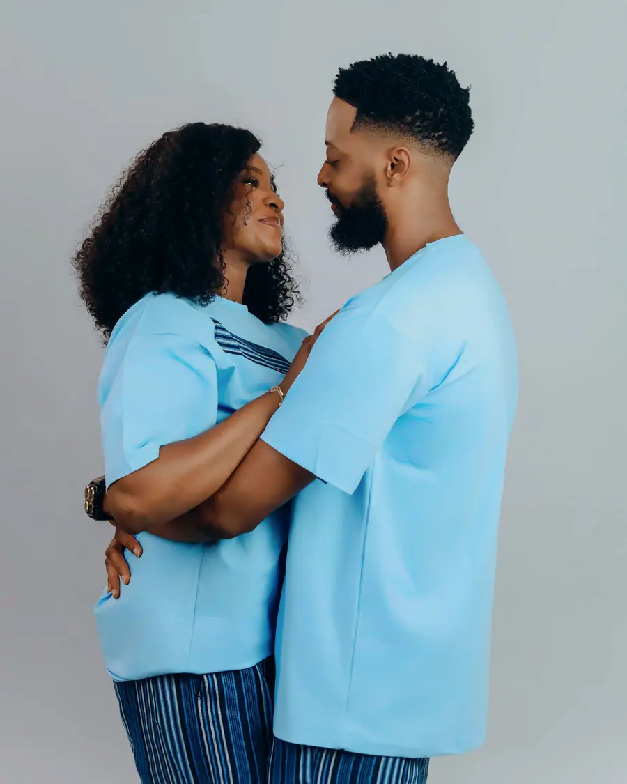 Amara and Ebuka face to face in the studio